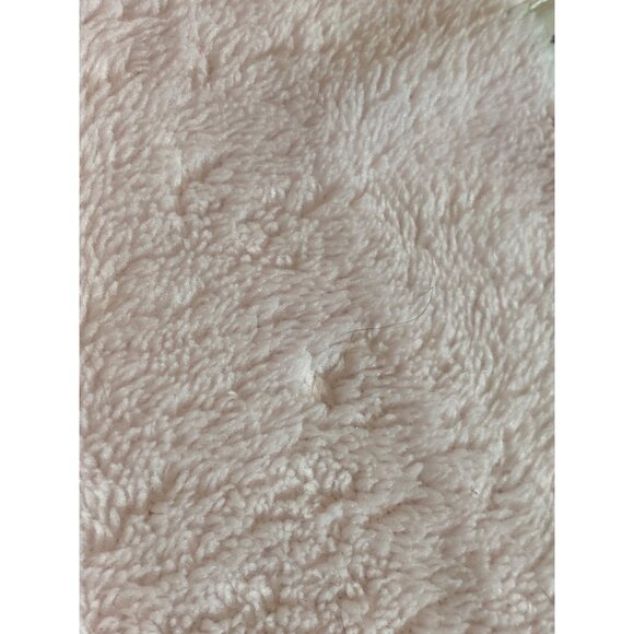 Blankets Beyond Bunny Rabbit Lovey Pink White Sherpa Security Blanket Plush - Picture 7 of 7